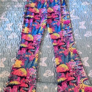 iHeartRaves Colorful Mushroom Leggings